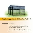 thumbnail image 3 of Chicken Run Tarp - Weather Protection Walk-In Coops | Hatching Time, 3 of 5