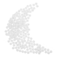 thumbnail image 1 of Soft Elastic Balls For Diy Crafts White Polyester Pompoms 1.20X1.20X1.20cm Craft Supplies 200Pcs, 1 of 4