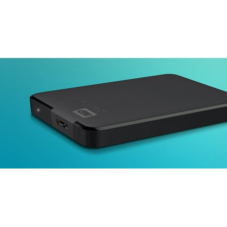 WD - Elements 2TB External USB 3.0 Portable Hard Drive - Black