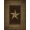 Brown Gold, Pattern 12, variant on Design&I 8'x10' Washable Area Rug Extra Large Skid-Resistant Low Profile Vintage Bordered Border Distressed Lone Southwestern Farmhouse Flowing Dynamic for Living Room, Family