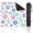 Color 4, variant on Mahjong Mat 31.5" x 31.5" Colorful Patchwork Quilt Zigzag Polka Dot Patterns Non-Slip Noise Reduction American Mahjong Tiles Table Cover for Dominoes Poker Card Board Games Gift