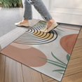 thumbnail image 4 of Orange Boho Geometric and Plant Pattern (2) Door Rugs,Washable Non Slip Door Mats Indoor,Decorative Door Mats,Entry Mat Indoor for Entrance,Bedroom,Kitchen,Bathroom,17"x30", 4 of 6