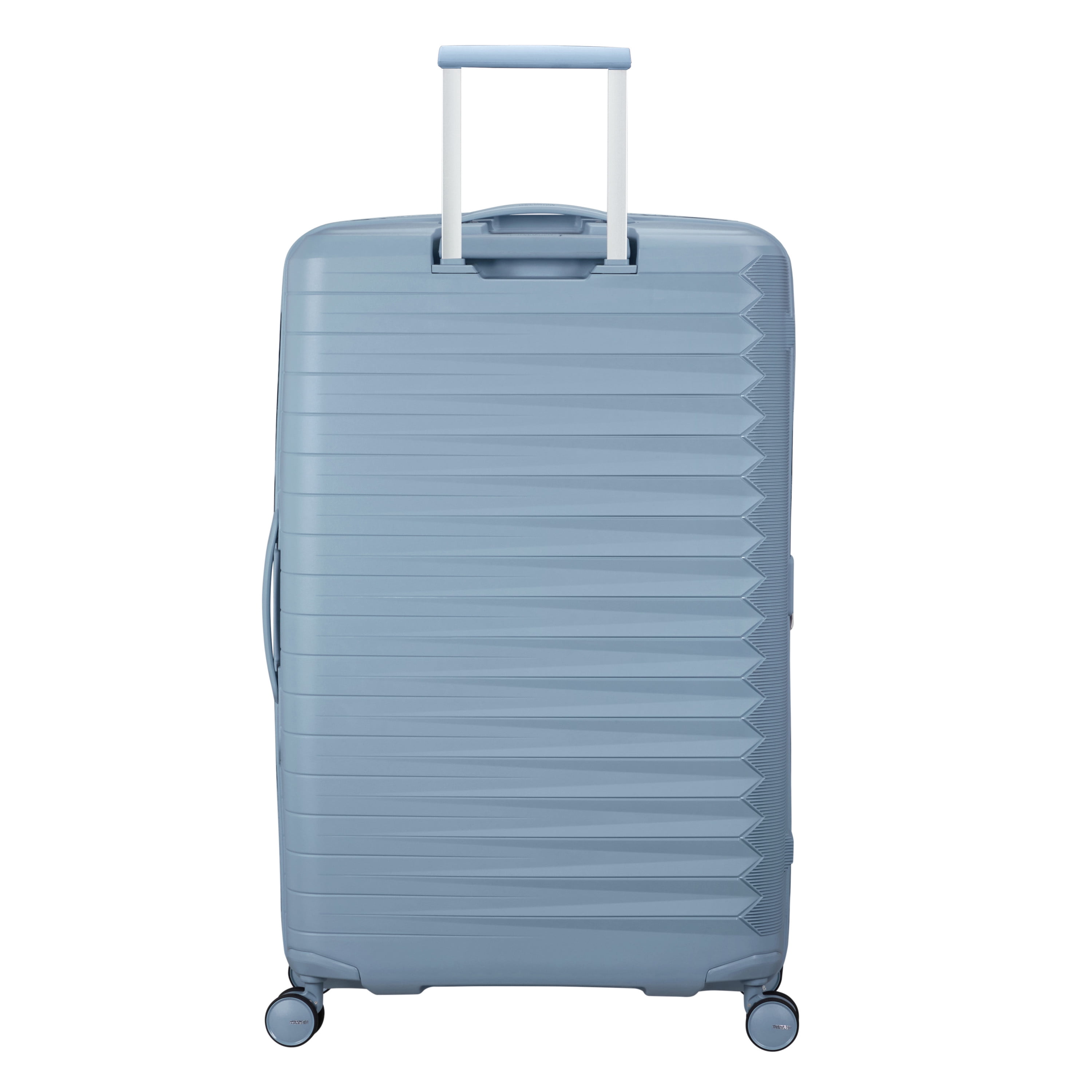 American Tourister Fastforward Hardside Large Checked Suitcase with Spinner Wheels - Steel Blue