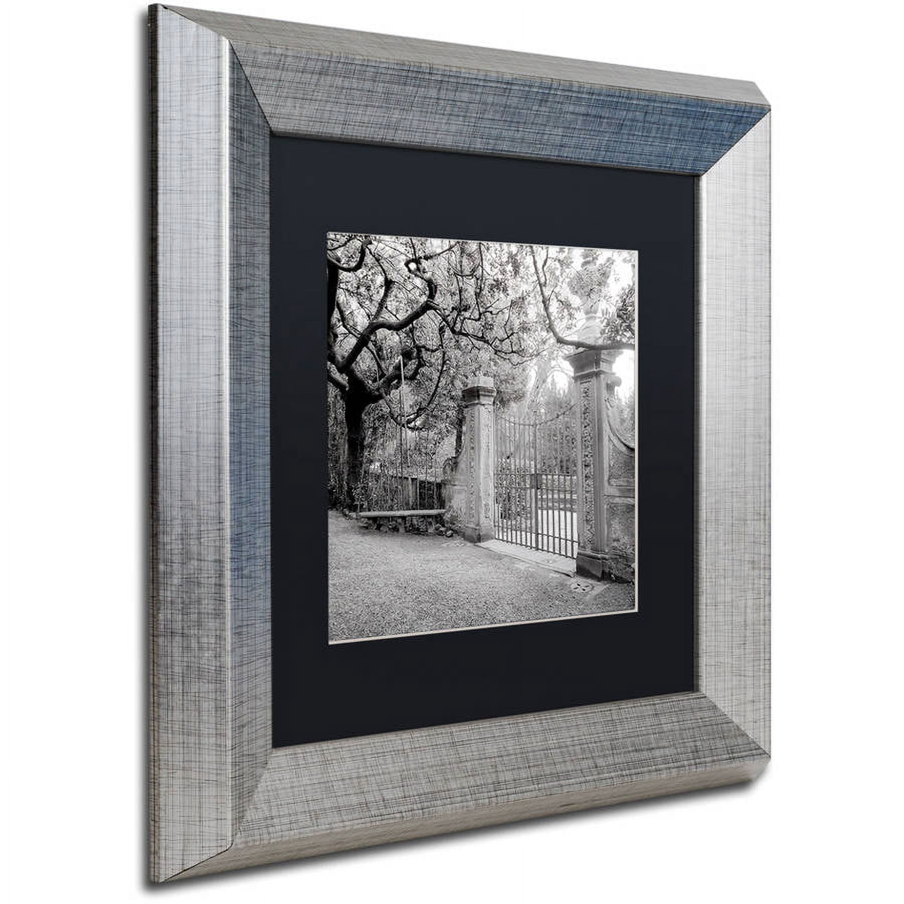 Trademark Fine Art "Firenze I" Canvas Art by Alan Blaustein, Black Matte, Silver Frame