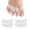 Clear, variant on Promifun Toe Separator Bunion Corrector Overlapping Toe Spacers Toes Straightener For Women&Men,4 Pack,Clear