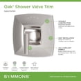 thumbnail image 4 of Symmons 5690TRM Oak Traditional Valve Trim Only - Chrome, 4 of 7
