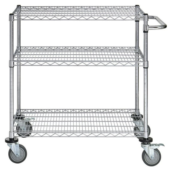 HUBERT® Wire Cart - 36"L x 24"W x 39 1/2"H