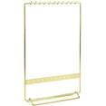 thumbnail image 6 of MyGift Modern Brass Plated Metal Wire Jewelry Organizer, 6 of 7