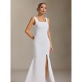 thumbnail image 2 of Vestido bellabarnetten Priscilla Halter Maxi con cuello cuadrado, 2 of 4