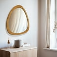 Free Shipping! Magnifique Asymmetrical Cobblestone Wood Frame Wall ...