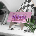 thumbnail image 3 of 1 Pcs 2D Flat License Plate Covers & Frames, Queen For Decorative Front, Waterproof For Decoration Aluminum License Plate Covers & Frames Cover For Men Women, 12" X 6", 3 of 6