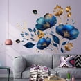 thumbnail image 6 of Lilixerw Large Flower Wall Decals,Vinyl Wall Decals Removable Peel and Stick Wall Stickers,Safe for Walls,Repositionable,for Living Room Bedroom Bathroom Decor, 6 of 7