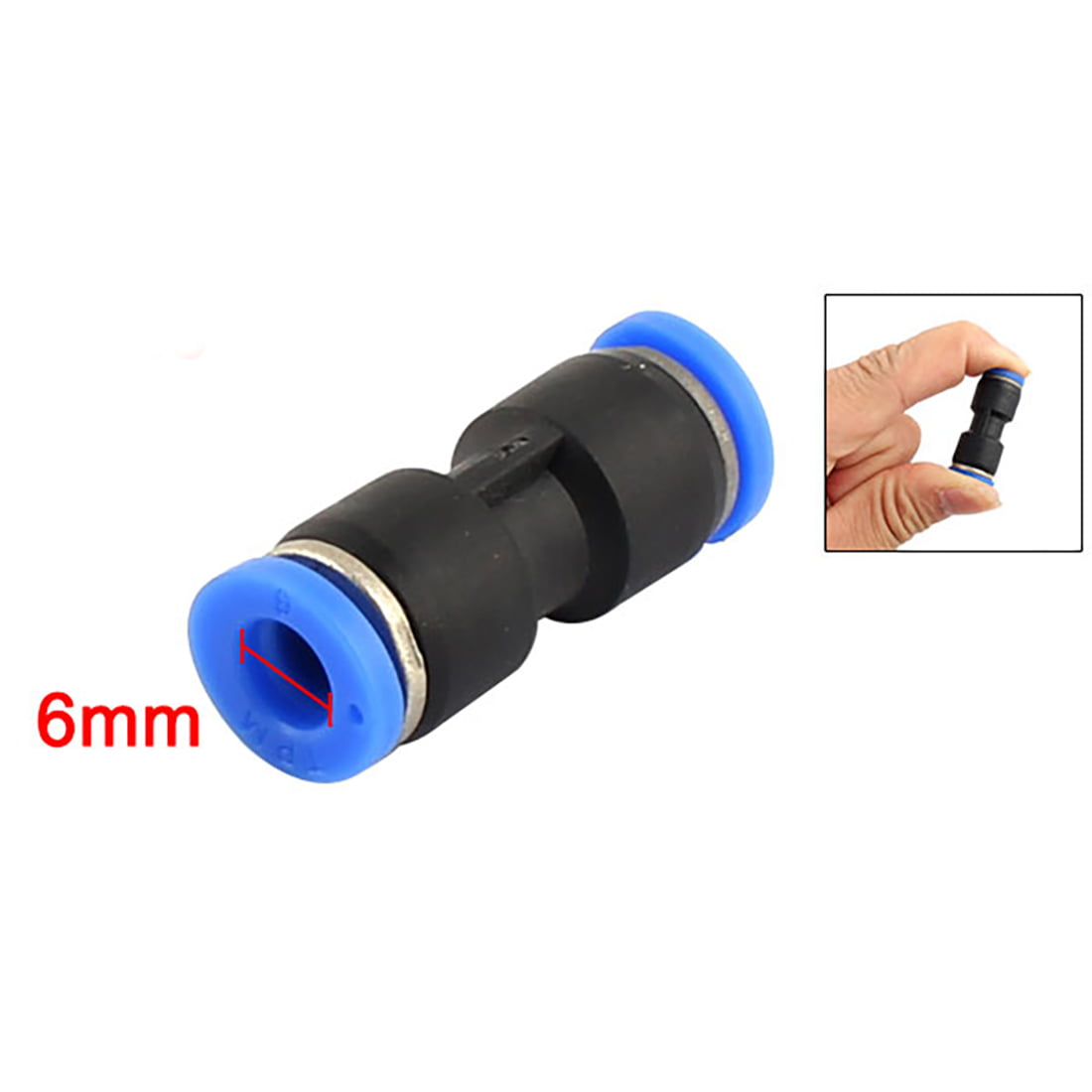 20pcs 6mm Push In Equal Y Pneumatic Jointer Connector 