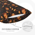 thumbnail image 3 of Naloa Halloween With Pumpkins Pillowcase, Throw Pillowcase, Wrinkle-Free, Stain-Resistant with Hidden Zipper for Bedroom Sofa-20"x30", 3 of 6