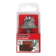 Robert Bosch Carbide Tipped Classical Router Bit 23154 - Straight Shank - 0.19 in. Radius