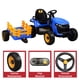 thumbnail image 4 of Tractor montable eléctrico JOYKOO para niños Control remoto Luz LED 12v Azul, 4 of 8