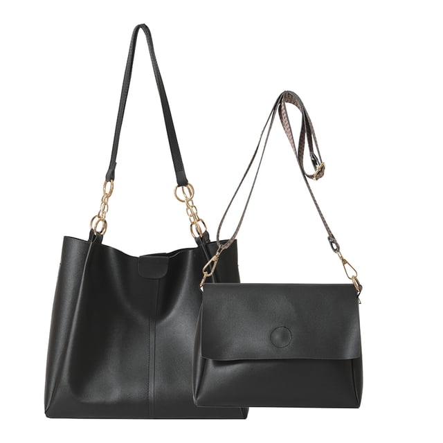 Two Piece Handbag Set for Women, Large Capacity Tote and Shoulder Bag Set, Versatile Work Commuter Shoulder Crossbody Bag Set for Daily Life, Shopping, and Travel