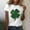 White, variant on Baqcunre T Shirts for Women,Casual St. Patrick's Day Print Top Short Sleeve Round Neck T-shirt Top,St. Patrick's Day Shirts for Women Womens Tops,Graphic Tees for Women Green S-XXL