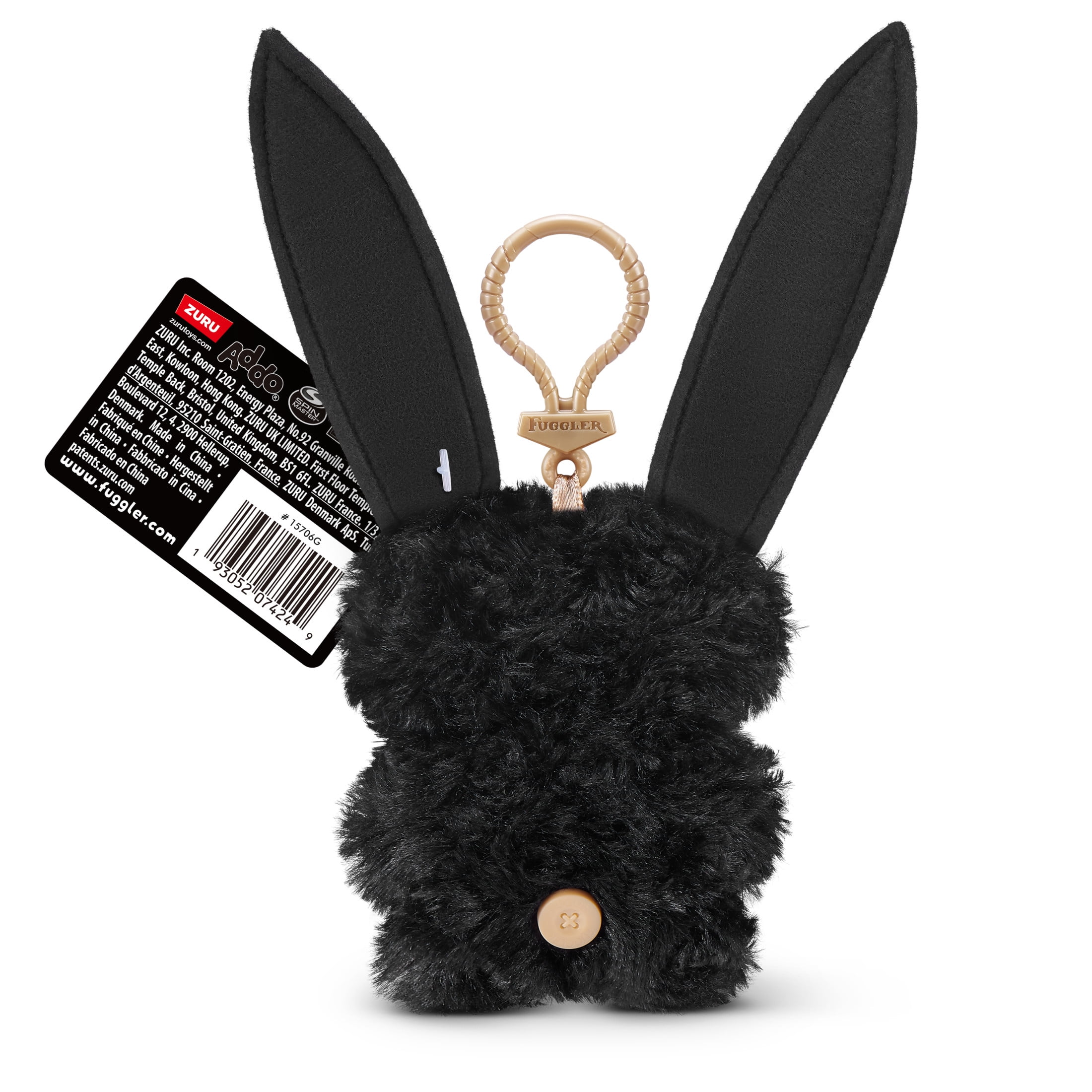 Fuggler Key Rings 5 inch (Lord Long Ears) Ugly Monster Plush, Stuffed Animal Key Chain Toy by ZURU
