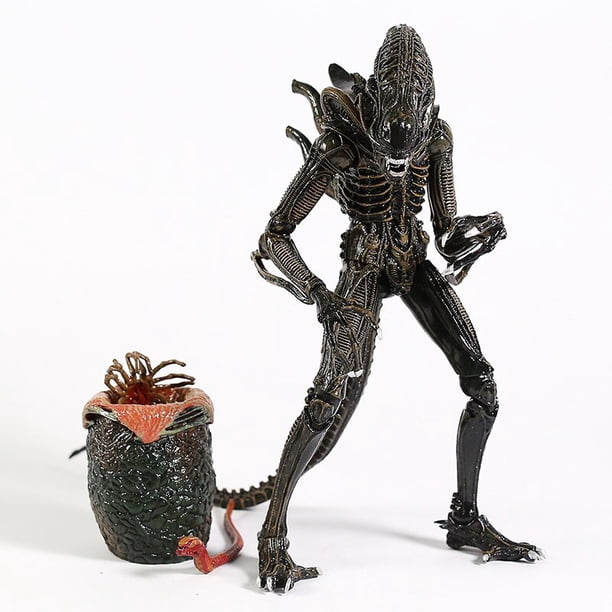NECA Alien Warrior figurita Ultimate Edition modelo marrón/azul