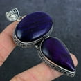 thumbnail image 2 of Natural Purple Labradorite 925 Sterling Silver Jewelry Pendant 3.43", 2 of 2