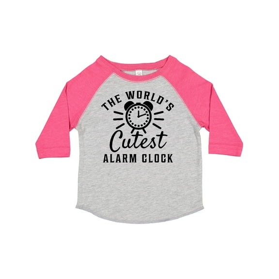 Inktastic The Worlds Cutest Alarm Clock Boys or Girls Toddler T-Shirt