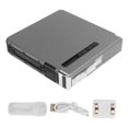 thumbnail image 1 of Étui à cigarettes rechargeable USB avec briquet pour 20 cigarettes standard, idéal pour fumeur, gris mat, pour homme et femme, 1 of 4