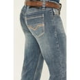 thumbnail image 4 of Rock & Roll Denim Men's And Medium Wash Revolver Reflex Slim Straight Stretch Medium Wash 29W x 34L  US, 4 of 4