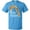 Pacific Blue, variant on Merry Christmas Red and Gold Candy Cane T-Shirt