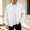 A01White, variant on Mens Lightweight Bomber Jackets Casual Windbreaker Zip Up Stand Collar Coats with Pockets Fall Spring Outerwear for Golf Business Travel Everyday Wear