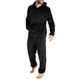 thumbnail image 2 of Fewfanhot Sweatsuits for Men Pajamas Set Warm & Soft Fleece Pj's Sets for Men with Fluffy Hoodie Loungewear with Pockets, 2 of 8