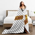 thumbnail image 5 of Rowan University Fleece Blanket, Very Soft Microfiber Flannel Blanket for Couch Warm and Cozy for All Seasons, 5 of 6