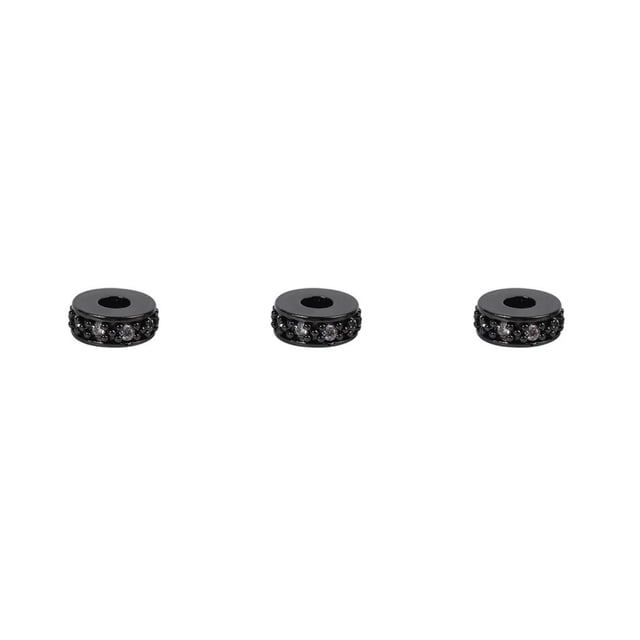 maskred Beads for Bracelets Making Large Hole Spacer Small Zirconia Cubic Bracelet Exquisite Rhinestones for Crafts for DIY Type 4 3Set