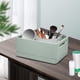 thumbnail image 4 of Cestas de almacenamiento, cesta de almacenamiento de escritorio plegable, caja de almacenamiento de plástico plegable Verde, 4 of 7
