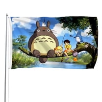 Studio Ghibli-themed Printed Flag Perfect gift for fans, friends, and family members, and suitable for indoor and outdoor activities, party decorations.16"x24" (40cm×60cm)