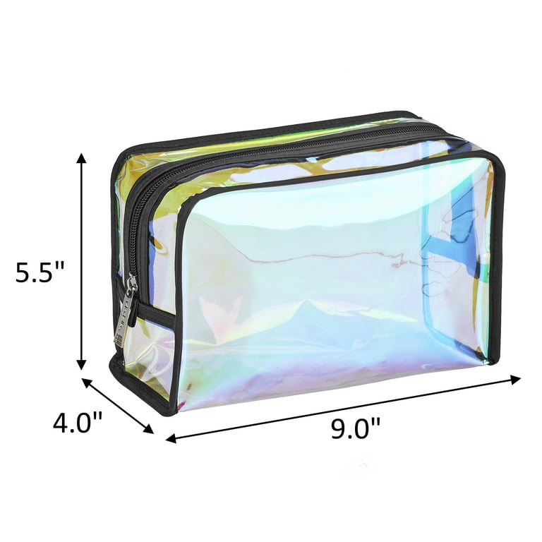 Modella Iridescent Cosmetic Storage Bag for Makeup, Toiletries