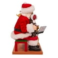 thumbnail image 2 of Kurt Adler 9-Inch Fabrich√© Santa with Laptop and Pets, 2 of 4