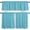 Azure, variant on Pure Lavender Purple Kitchen Curtains Set, Tier Curtain 24 Inches Length, Solid Color Minimalist Art Window Treatment Valance and Tiers Set Decor for Living Room/Bedroom