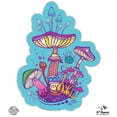 thumbnail image 1 of Magic Mushrooms - 8" Vinyl Sticker - For Car Laptop I-Pad - Waterproof Decal, 1 of 1