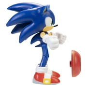 Sonic The Hedgehog 4 inch Articulated Figure With Star Spring Accessory Toy