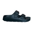 thumbnail image 4 of Andrew By Andrew Stevens Comfort Slides Double Buckle Adjustable Scooby Flat Sandals, 4 of 4