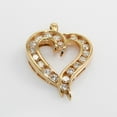 thumbnail image 6 of Pre-Owned Unbranded 14K Yellow Gold Diamond Heart Pendant, 2.00TDW, 6.9gr, 6 of 7
