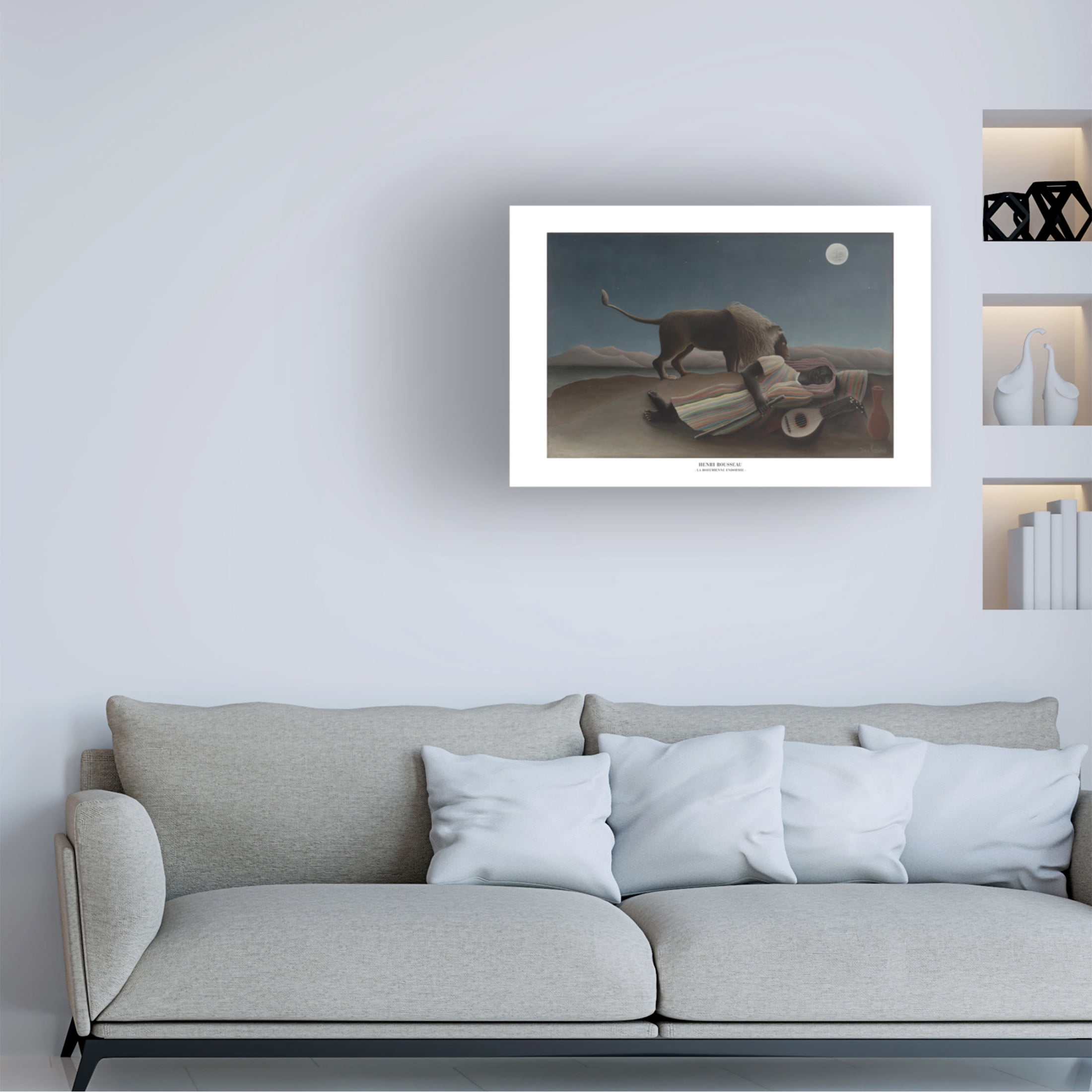 Trademark Fine Art Pictufy La BohAcmienne endormie 1897 Canvas Wall Art
