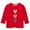 Red, variant on Eltusu Boys Valentines Base Layer Shirts, Crew Neck Heart Graphic Comfy Pullover 3/4 Long Sleeve Tops Red Size 3-12 T