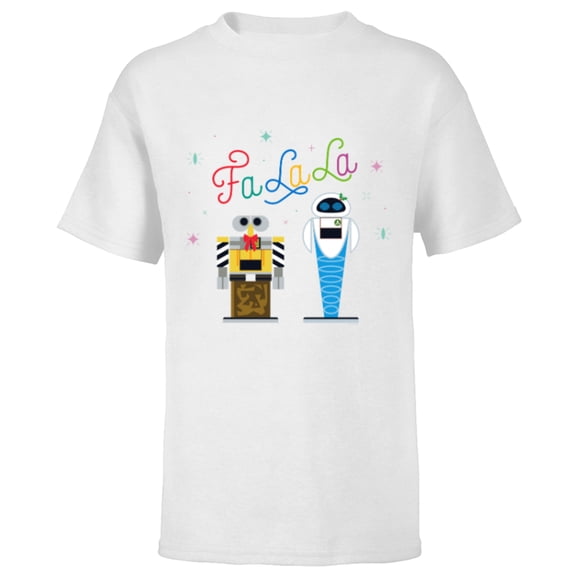 Disney and Pixar’s WALL-E Christmas Holiday Nutcrackers - Short Sleeve T-Shirt for Kids - Customized-White