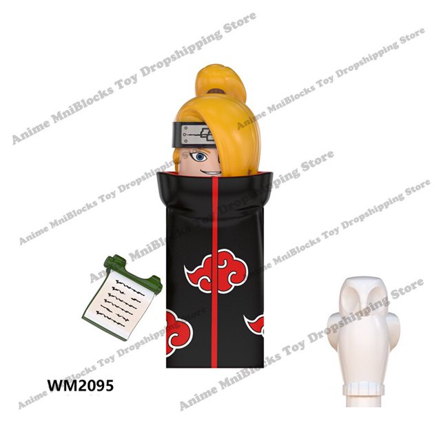 WM6105-bloques de construcción de Naruto para niños, juguetes de dibujos animados, personajes japoneses, Naruto, accesorios, regalos qym unisex