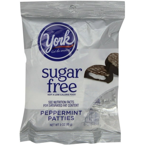 York Peppermint Patties, Sugar Free 3 oz - Walmart.com