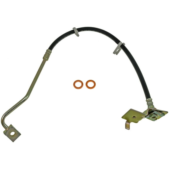 Dorman H620690 Front Passenger Side Brake Hydraulic Hose for Specific Ford Models