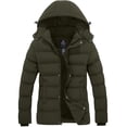 thumbnail image 2 of Wantdo Women’s Army Green Military Parka – Fleece-Lined Winter Jacket With Removable Hood & Cargo Pockets 2 of 5
