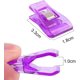thumbnail image 4 of Paquete de 20 clips para tejer para manualidades, para acolchar tela, clips para acolchar, clips de tela para suministros de costura, accesorios para acolchar, herramientas de manualidades (multicolo, 4 of 5